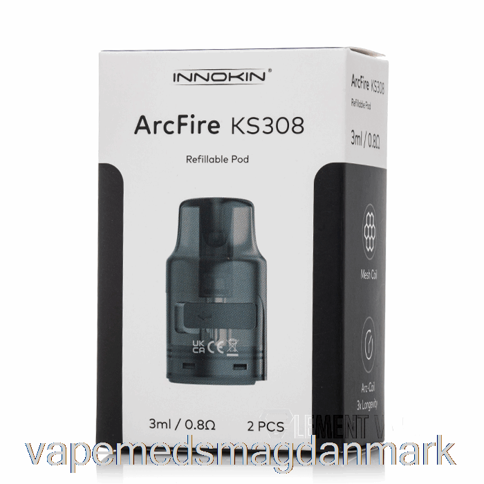 Vape Med Smag Innokin Arcfire Replacement Pods 0,8ohm Pods